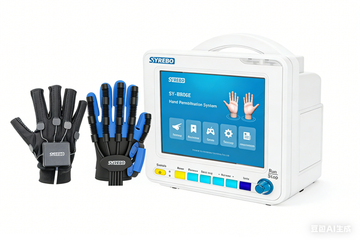 Sistema di guanti per riabilitazione robotica